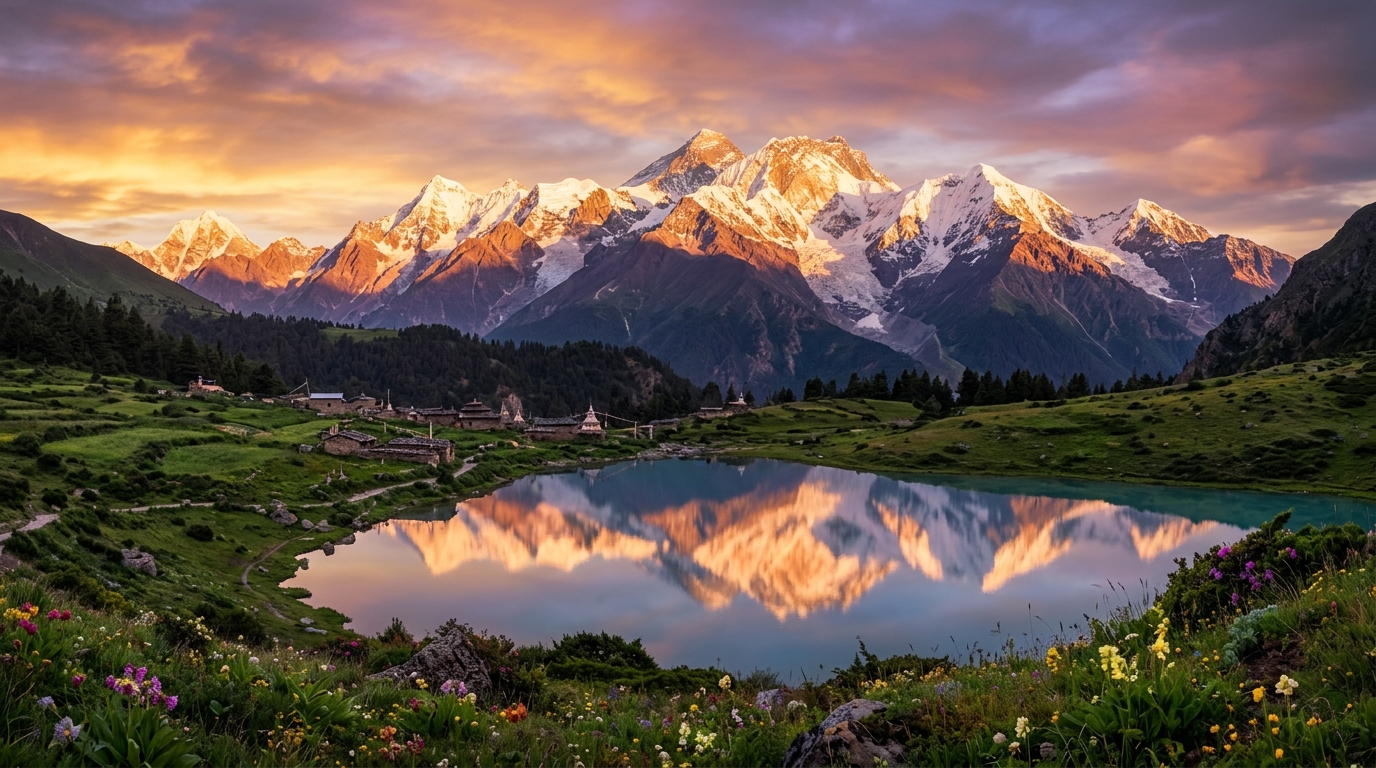 Himalayan Mountain Peaks